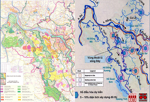 Đánh giá khả năng thoát lũ của sông Hồng khi nạo vét, hạ thấp cao độ các bãi sông