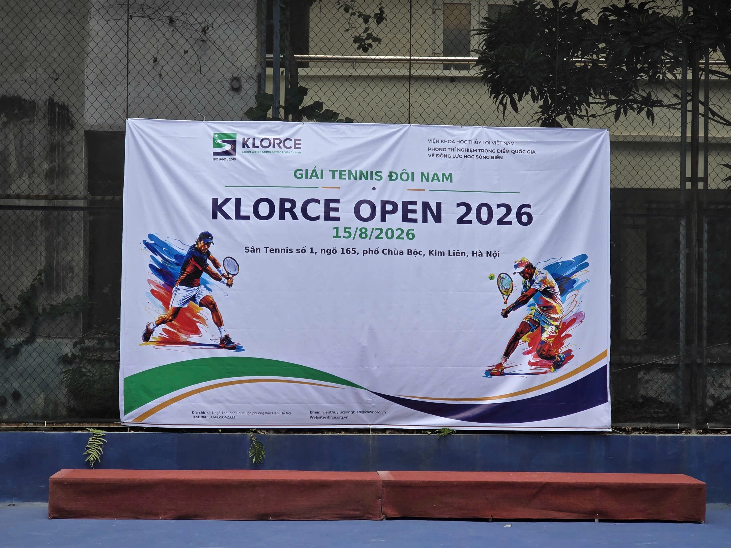 Sôi nổi giải tennis chào mừng 18 năm thành lập Phòng Thí nghiệm trọng điểm Quốc gia về động lực học sông biển và Quốc khánh 2/9